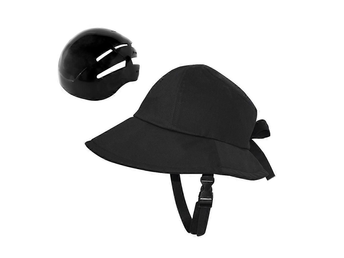Casco de ciclismo TAISHENGDA con diseño de gorra y protección solar.