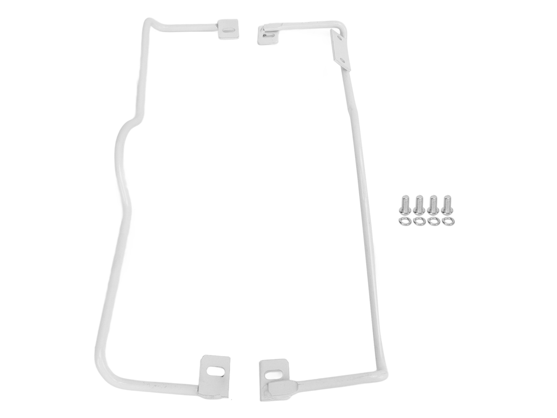 Marco Protector De Acero Inoxidable Para Chasis De Bicicleta De Equilibrio, Patinete Autoequilibrado, Xiaomi Ninebot, Blanco.