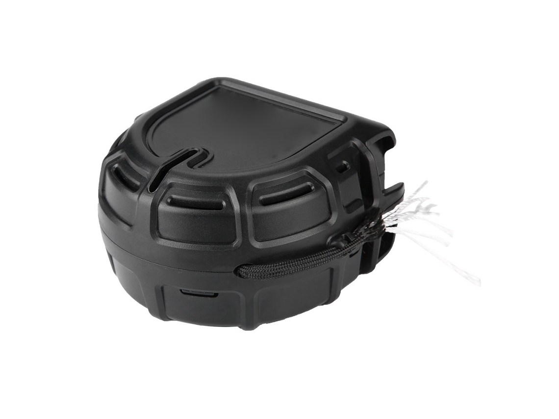 Dispensador De Cuerda Táctica Trd Con Paracord, Herramienta De Supervivencia Para Exteriores, Negro.