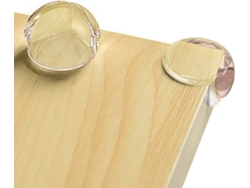 Protectores de esquinas para bebés, transparentes con pegamento reforzado, para mesas y muebles (12 piezas)
