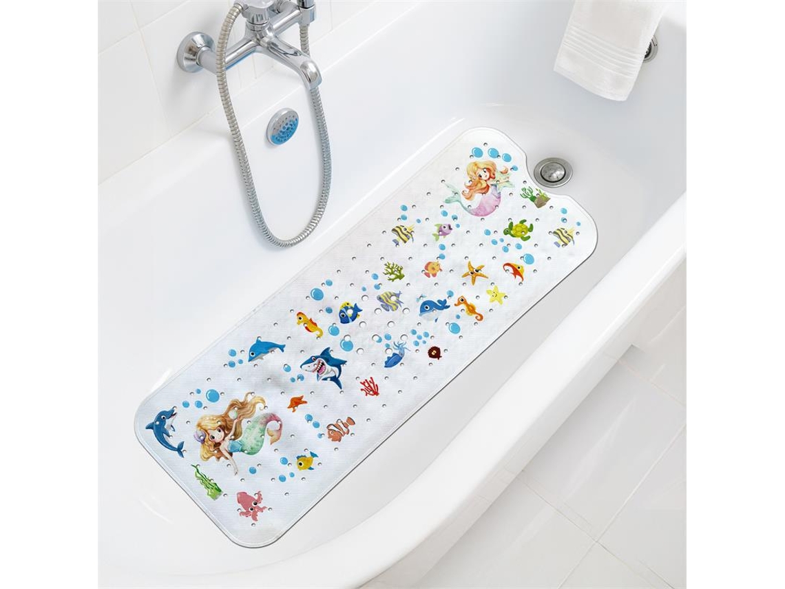 Alfombrilla Antideslizante Para Ducha Y Bañera Para Bebés Henten Home 100x40 Cm