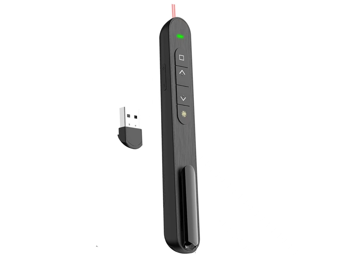 Presentación Clicker Control Presentador Inalámbrico 2.4ghz Usb Lápiz De Control Remoto Láser Cuich