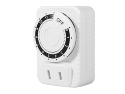 Enchufe Programable Con Temporizador De 12 Horas, Enchufe De Bajo Consumo, Abs, 2500 W, 10 A