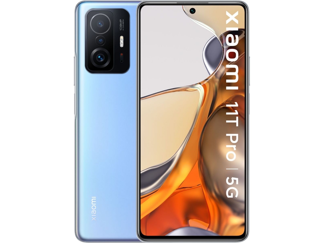 Smartphone XIAOMI 11T Pro 5G (Reacondicionado Señales de Uso - 6.67'' - 8 GB - 256 GB - Azul)