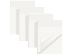 (70*95 Mm) Notas Adhesivas Transparentes, 200 Hojas, Impermeables, Reutilizables