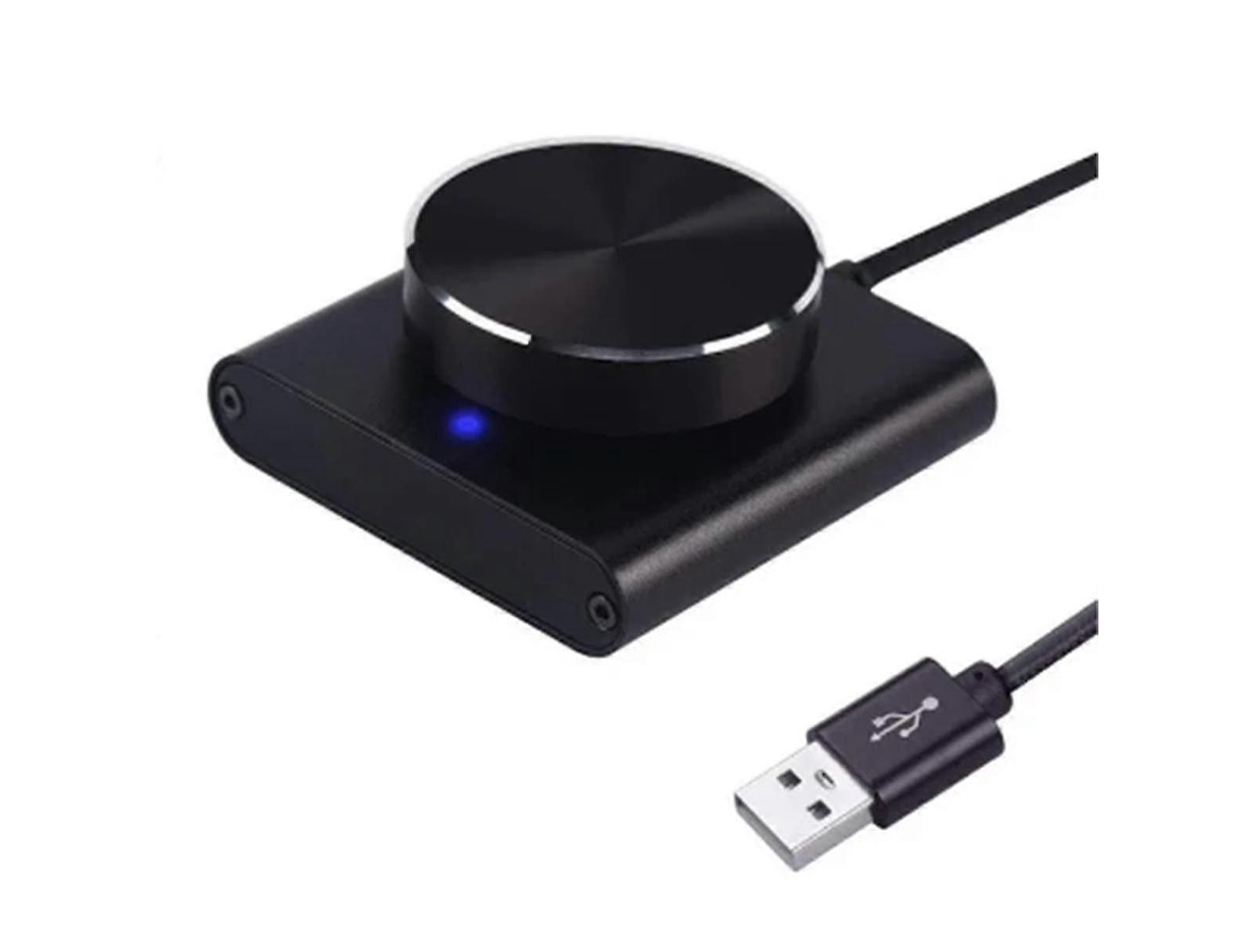 Control de volumen USB sin pérdidas, botón de ajuste digital para altavoces de PC