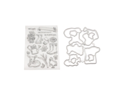 Sellos transparentes de TPR reutilizables para manualidades y fabricación de tarjetas