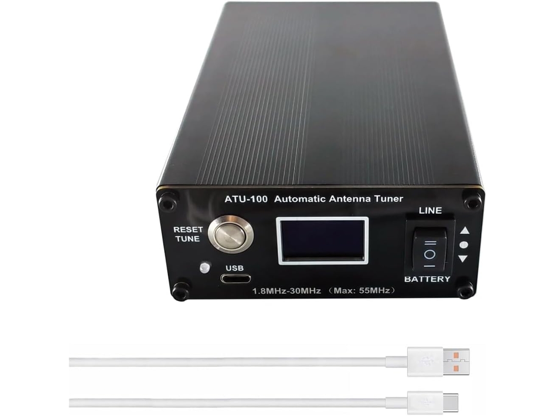 Sintonizador De Antena Para Radioaficionados N7ddc Atu 100, De 1,8 A 55 Mhz, 100 W, Código Abierto, Alimentado Por Batería.