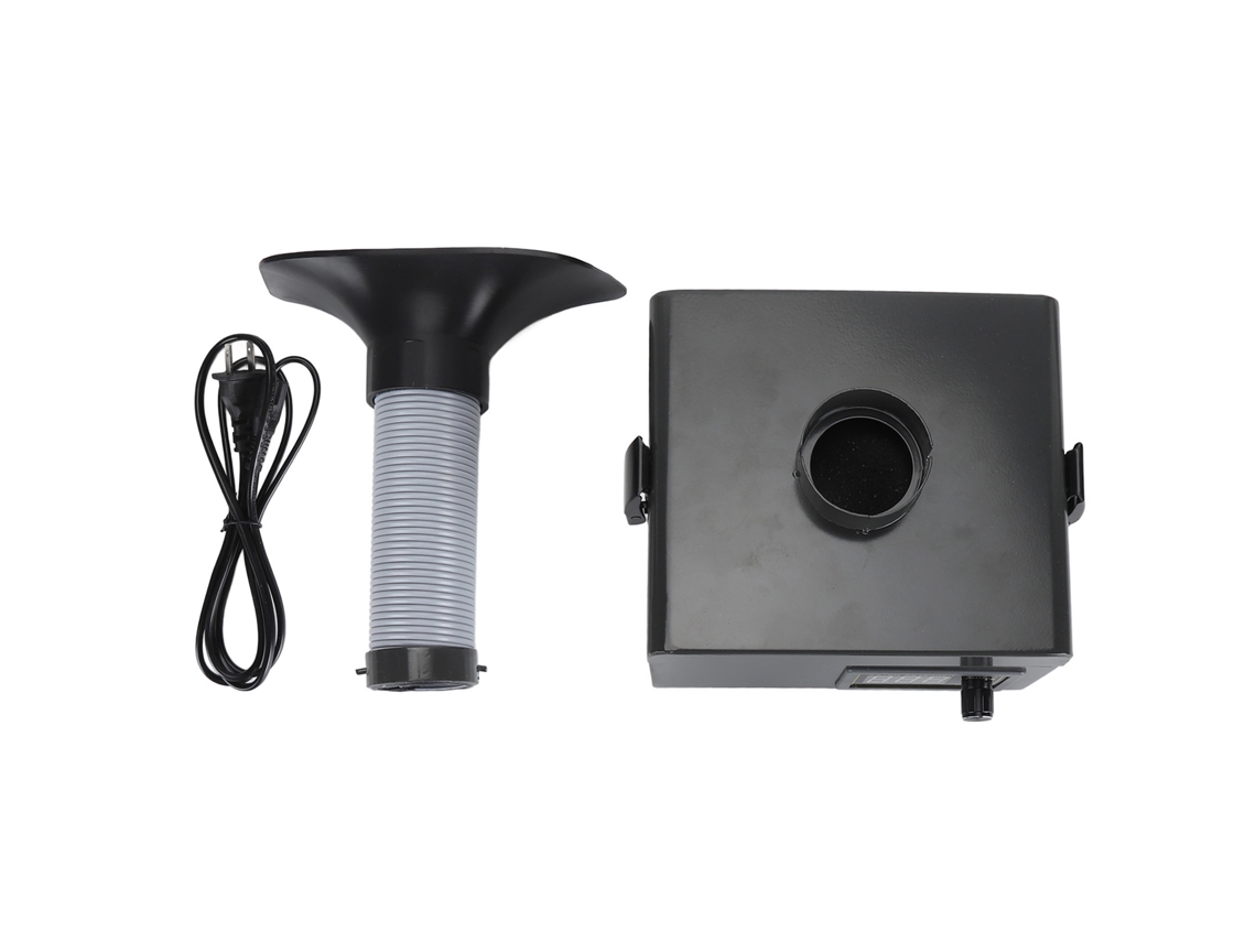 Extractor de humos de soldadura de 3 etapas, 150 W, 110-240 V, enchufe estadounidense