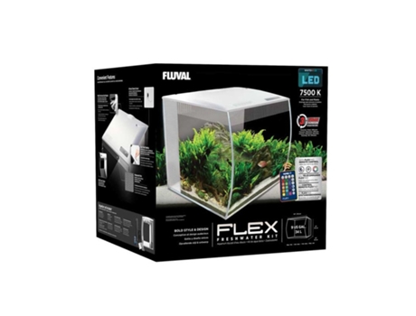 Aquário FLUVAL Flex 34 L Branco