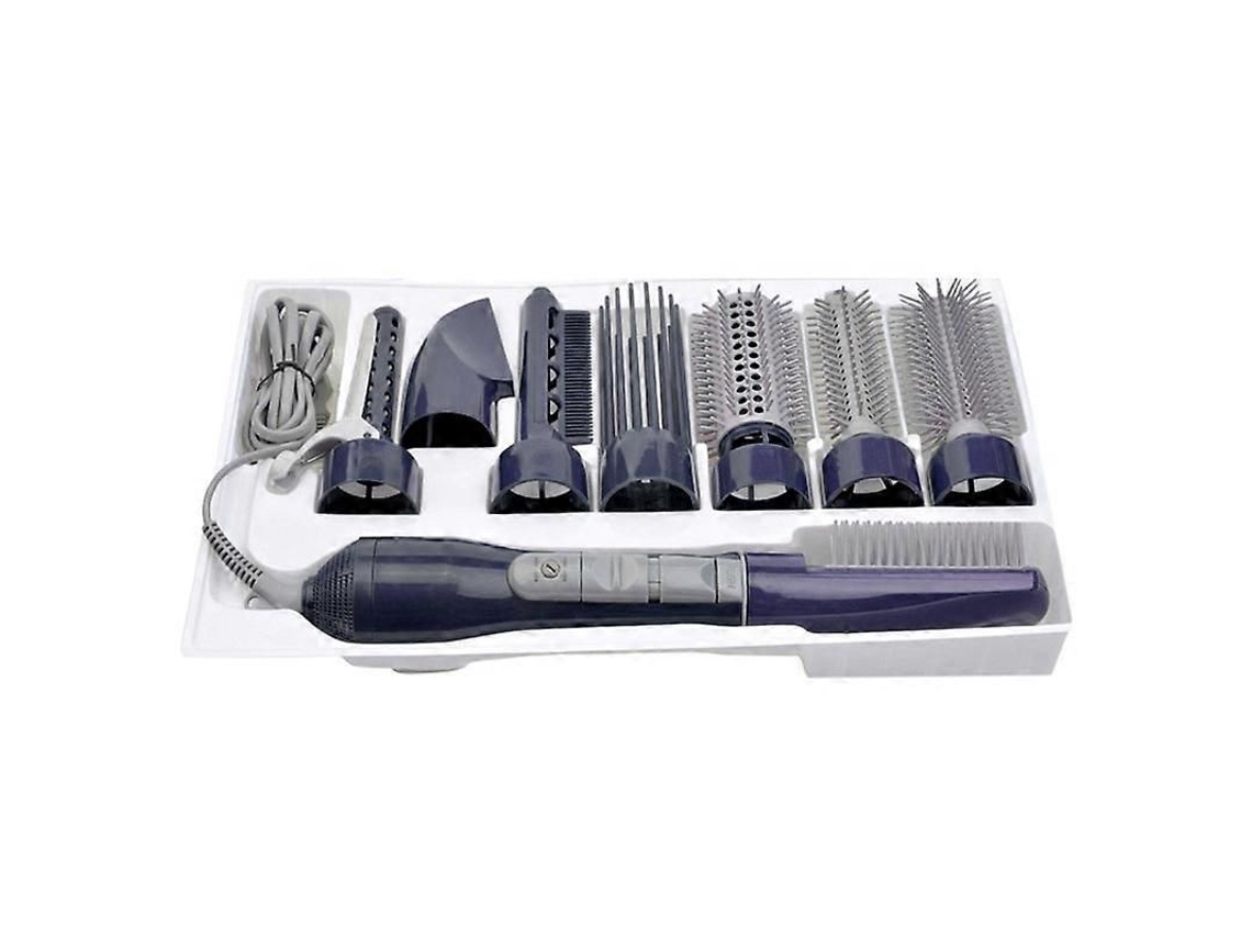 Secador y moldeador de cabello GOKOCO Professional 8 en 1 para viajes y hoteles con potente peine.