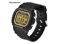 Reloj digital, reloj deportivo impermeable para hombre, reloj electrónico unisex
