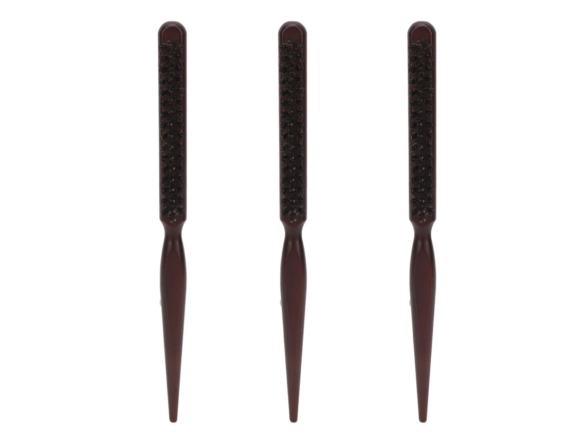 3 Pinceles De Pelo Con Cerdas De Nylon Para Peinar Y Estilar, Peine De Separación Con Cola Afilada Para Cabello Rizado