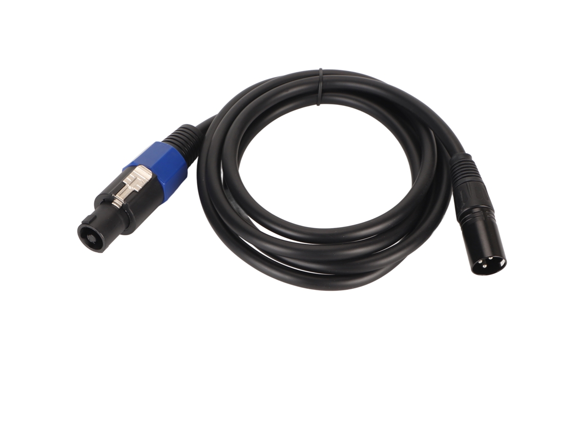 Cable De Extensión Para Altavoces, Conector Macho A Xlr De 3 Pines, 1,8 M, Para Dj, Sistemas De Megafonía Y Uso En Escenarios.