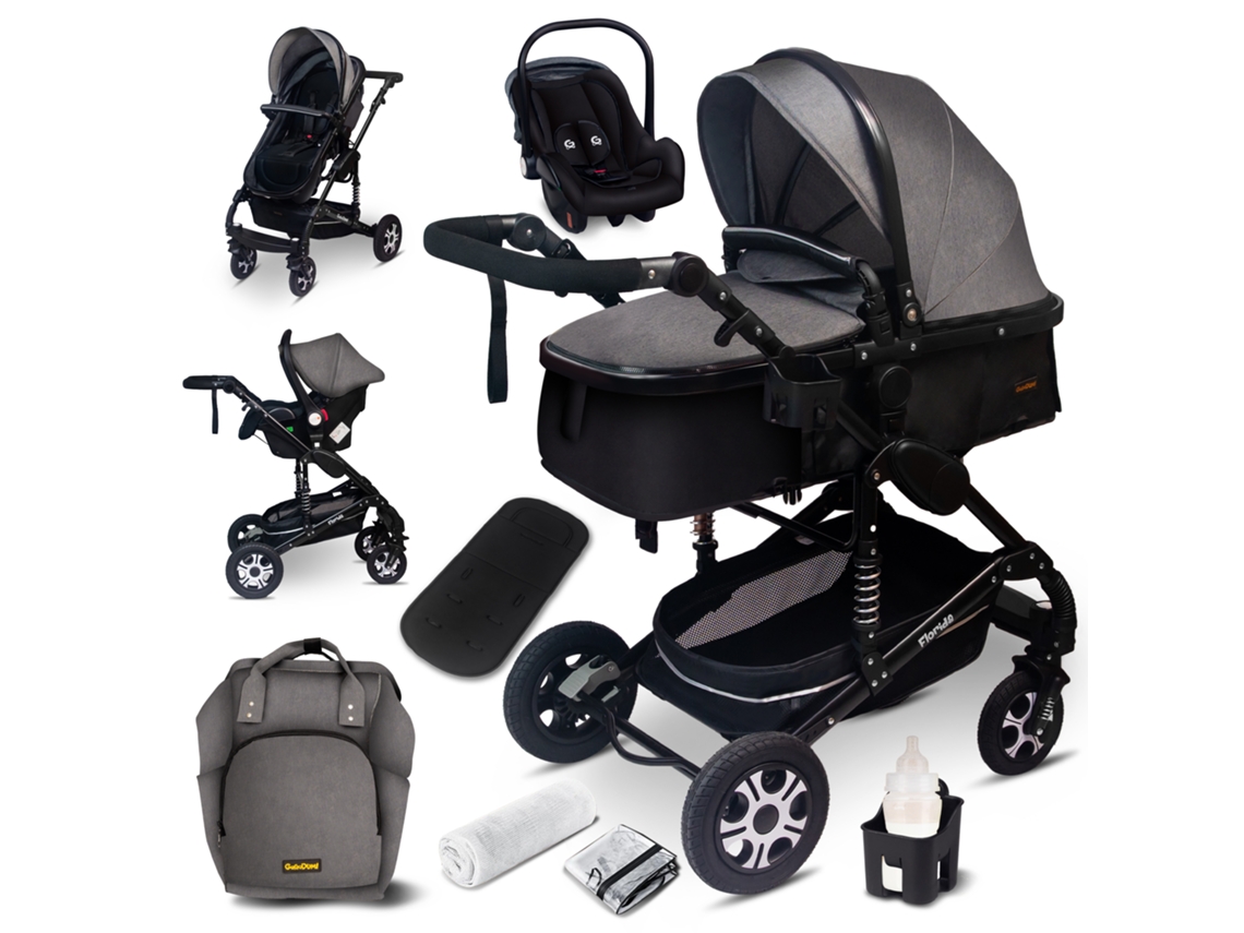 GaGaDumi Florida Cochecito de bebé 3 en 1