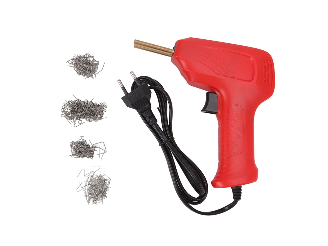 Grapadora Térmica Multifuncional Portátil Para Soldar Plástico, 220 V, Ue, Para Reparar Radiadores Y Parachoques (roja).