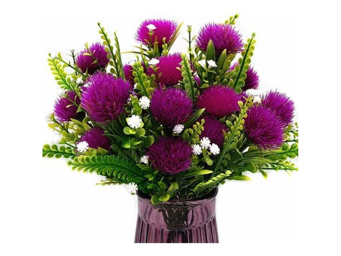 Planta De Diente De León Artificial, Flor De Plástico Para Bodas, Decoración De Jardines Y Hogares, 4 Unidades.