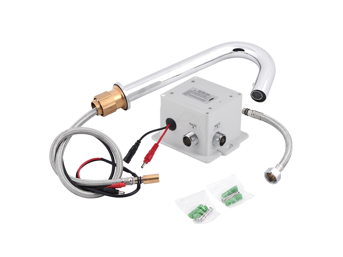 Cabezal de ducha automático de cobre con sensor infrarrojo para lavabo