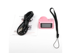 (rosa - Sin Tarjeta De Memoria) Mini Cámara Con Pantalla, 1080p - Sport Portable