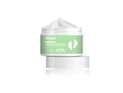 Crema hidratante con urea para el cuidado de manos y pies.