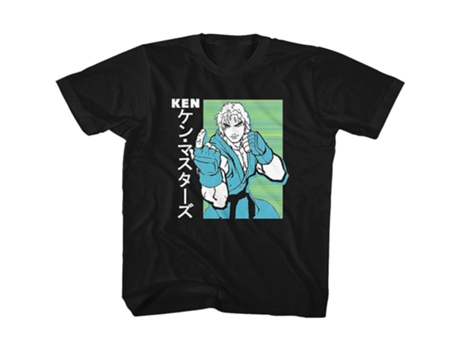 Camiseta ROCKINSTONE Ken Japanese Street Fighter Juvenil (XL)