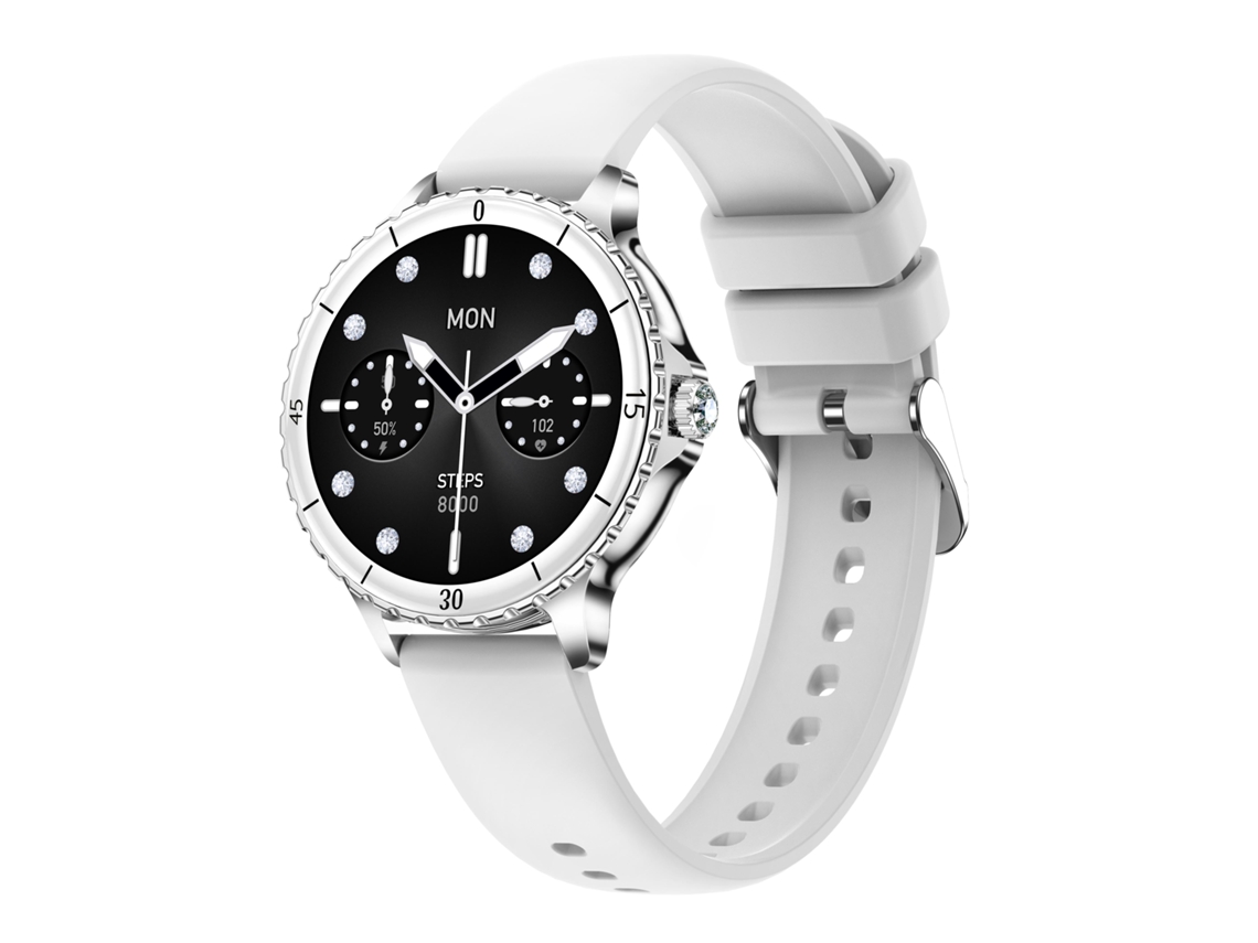 Reloj Inteligente Con Pantalla Amoled De 1,27", Monitorización De La Salud, Funciones Para Mujer, Modos Deportivos (plateado)