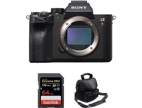 Kit Cámara SONY ALPHA 7R IV + SanDisk 64 GB + Bolsa (Full-Frame)