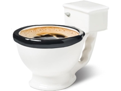 Taza de café divertida con asiento de inodoro de 325 ml, regalo novedoso y divertido Siurn