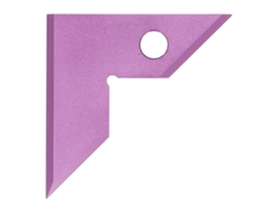 Regla triangular de aluminio (posicionamiento preciso de 45 a 90 grados)