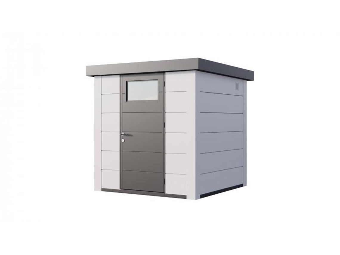Caseta de Jardin metálica NH2 | Blanco / Blanco | 208 x 208 - NOVO HABITAT