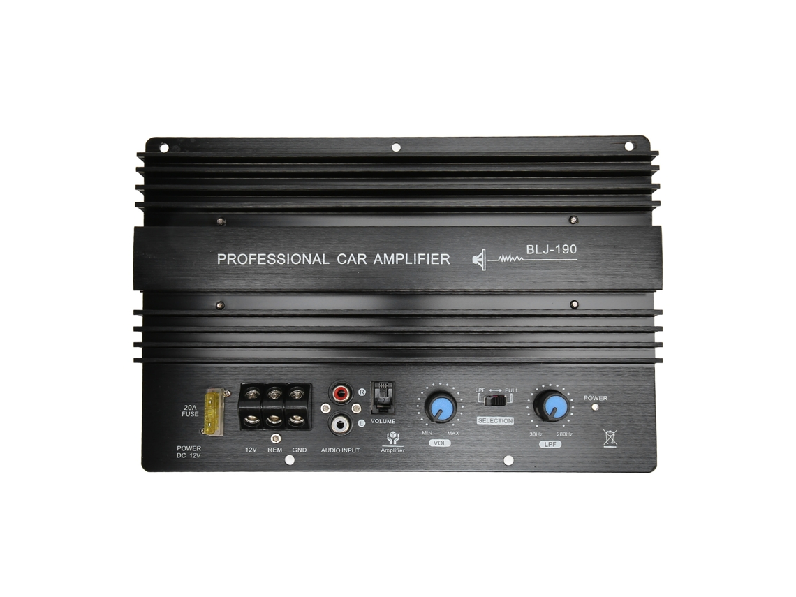 Placa Amplificadora De Potencia Para Coche De 12 V Y 300 W Para Subwoofer, Compatible Con Altavoces De Doble Bobina De 8 A 12 Pulgadas.