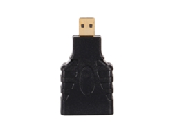 Adaptador Conversor Micro Hdmi Para Hdmi Com Áudio E Vídeo Para Hdtv Dvd Smartphone 1080p
