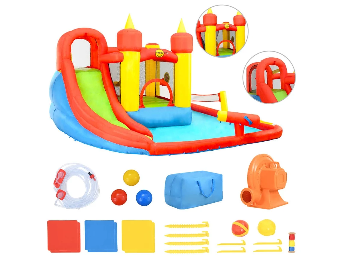 Castillo hinchable HAPPY HOP Multicolor PVC