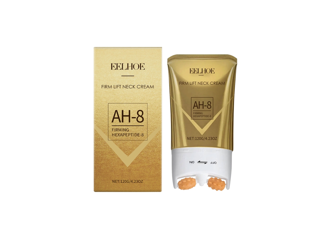 Crema para el cuello con disco reafirmante y antiarrugas.