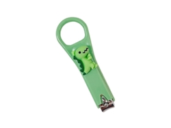 Tijeras De Uñas Portátiles De Acero Inoxidable Con Protector Antiderrame Para Manicura Casera Para Adultos (verde)