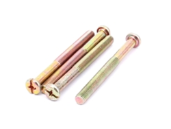 Tornillos De Máquina Phillips De Cabeza Avellanada M8 X 85 Mm Con Acabado Bronce, Juego De 4 Piezas