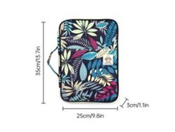 Estuche Multifuncional Impermeable Para Documentos A4 Con 8 Bolsillos Para La Oficina Y Viajes.