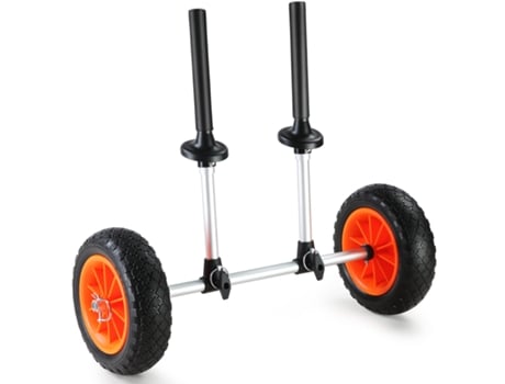 Carro de kayak ajustable, canoa, barco, carga de 280 libras con neumáticos sólidos de 10 pulgadas VEVOR