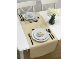 Juego De 1 Camino De Mesa Y 2 Servilletas ILMH BY I LOVE MY HOME (3 Piezas) - Blanco Crudo