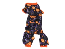 Rebe - Vestido de festa temática de Halloween para cães - Roupas divertidas de inverno e outono
