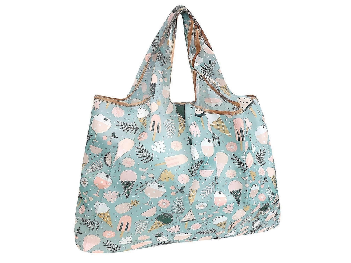 Bolsa grande plegable de nailon - Bolsa reutilizable para compras y supermercados 2025