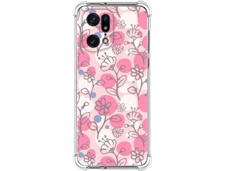 Carcasa para Oppo Find X5 Pro 5G TUMUNDOSMARTPHONE Dibujos Antigolpes Flores 07 Multicolor