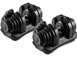 Mancuernas FITNESS TECH Ajustables​​​​ (2 unidades - 5 a 40Kg)