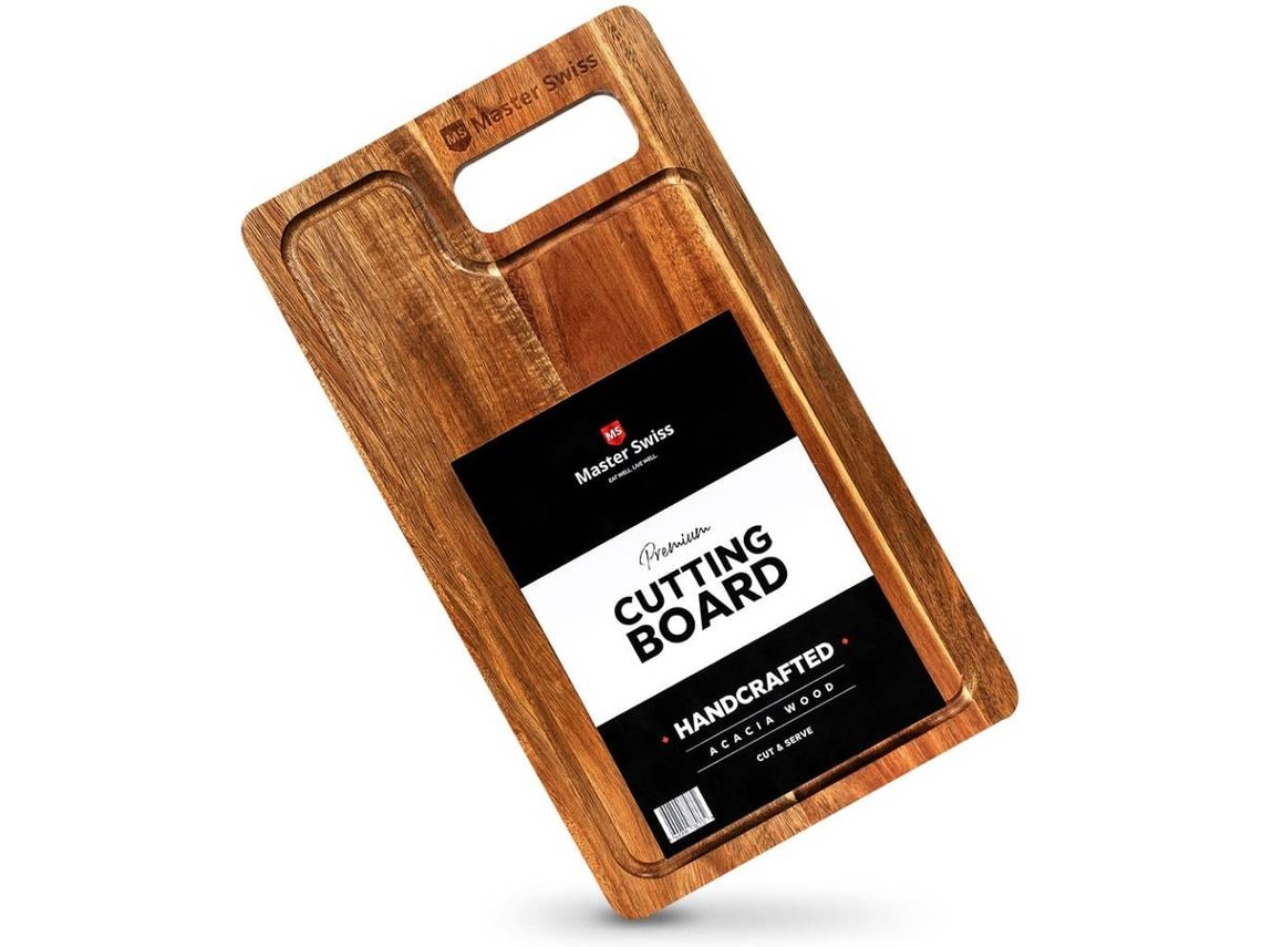 Tabla de Cortar MASTER SWISS Acacia (Castaño - Madera)
