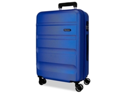 Maleta de Viaje Grande ROLL ROAD Flex Azul Marinho (75x51x28cm - 91L)