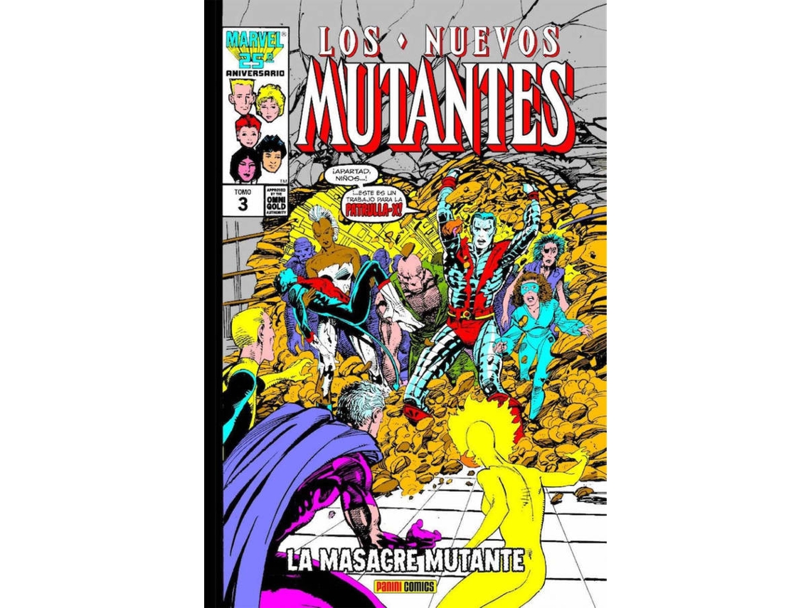 Libro Marvel Gold Nuevos Mutantes. La Masacre Mutante 3 de Chris Claremont (Español)