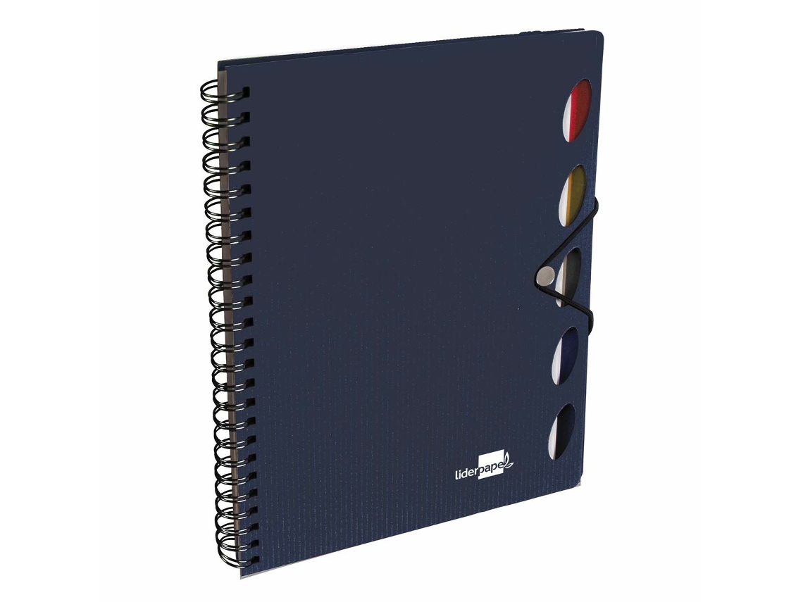 Cuaderno de Notas LIDERPAPEL BE18 Azul A4