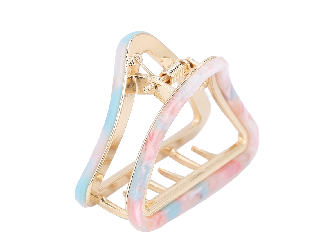 Pinzas De Pelo De Goma Triangular Hueca Para Mujeres Y Niñas, Sencillas Y Elegantes, Clips Decorativos De Pelo