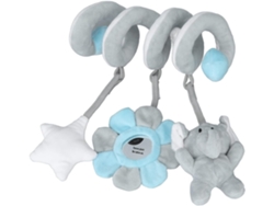 Cochecito de bebé con espiral colgante, sonajero educativo de peluche Yunzii