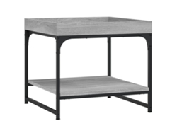Maison Exclusive - Mesa De Centro Madera De Ingeniería Gris Sonoma 49,5x49,5x45 Cm